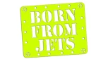 Naklejka BORN FROM JETS do Saab - kolory neonowe
