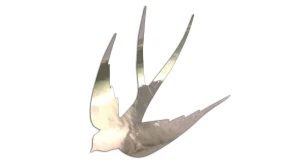 Naklejka JASKÓŁKA PTAK - kolory - chrom