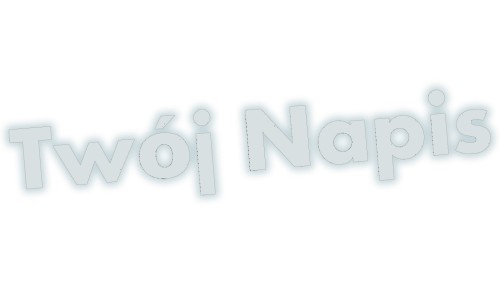 Naklejka na auto własny tekst Twój Napis - personalizowana na zamówienie - odblaskowa