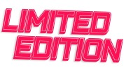 Naklejka Limited Edition block bold edycja limitowana - różowy neon