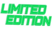 Naklejka Limited Edition block bold edycja limitowana - zielony neon