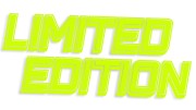 Naklejka Limited Edition block bold edycja limitowana - żółty neon