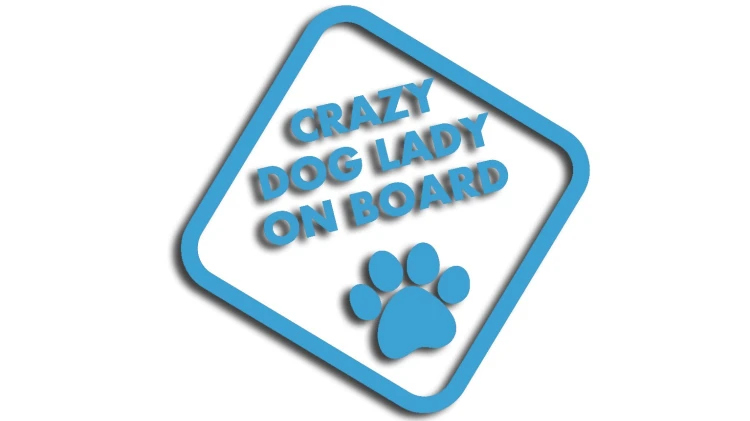 naklejka crazy dog lady on board blekitna.jpg