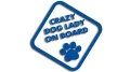 naklejka crazy dog lady on board niebieska.jpg