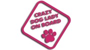 naklejka crazy dog lady on board rozowa.jpg