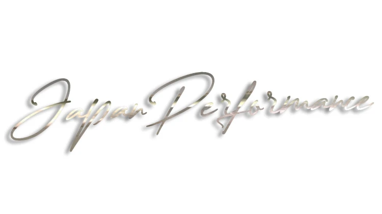 Naklejka Japan Performance JDM - elegancki napis na auto - dla fanów japońskiej motoryzacji chrom