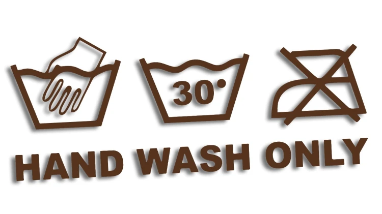naklejka hand wash only ciemny brazowy.jpg