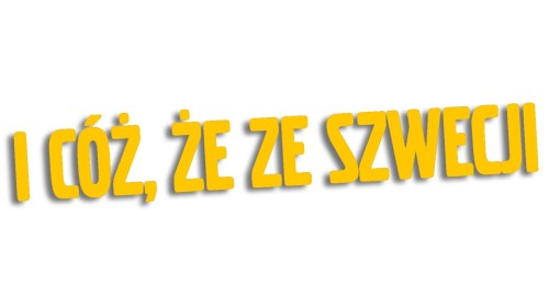 naklejka i coz ze ze szwecji zolta.jpg