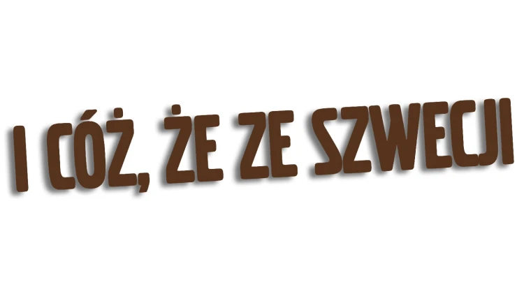 naklejka i coz ze ze szwecji ciemny brazowy.jpg