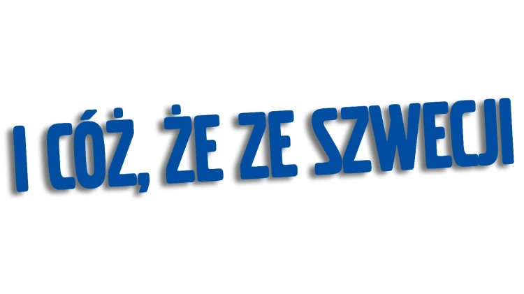 naklejka i coz ze ze szwecji niebieska.jpg