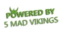 naklejka powered by 5 mad vikings jasny zielony.jpg