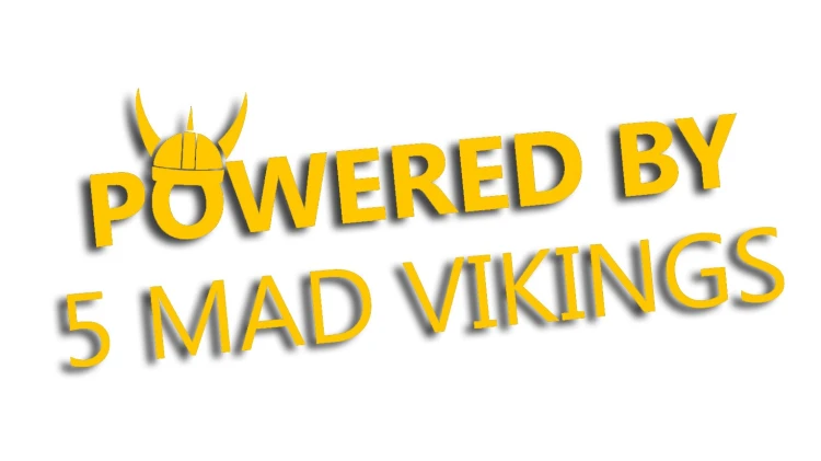 naklejka powered by 5 mad vikings zolta.jpg