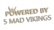 naklejka powered by 5 mad vikings bezowa.jpg