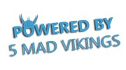 naklejka powered by 5 mad vikings blekitna.jpg