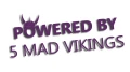 naklejka powered by 5 mad vikings fioletowa.jpg