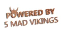 naklejka powered by 5 mad vikings miedziana.jpg