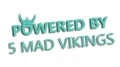 naklejka powered by 5 mad vikings mietowa.jpg