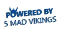 naklejka powered by 5 mad vikings niebieska.jpg