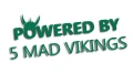 naklejka powered by 5 mad vikings zielona.jpg