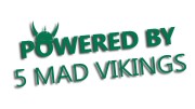 naklejka powered by 5 mad vikings zielona.jpg