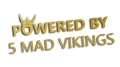 naklejka powered by 5 mad vikings zlota.jpg