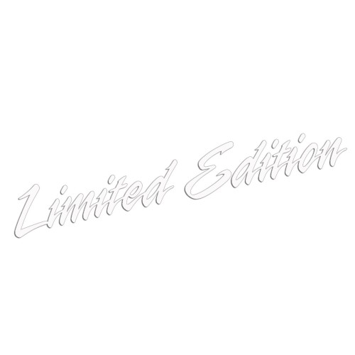 Naklejka LIMITED EDITION - edycja limitowana - Sport Dynamic - biała