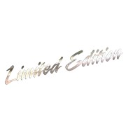 Naklejka LIMITED EDITION - edycja limitowana - Sport Dynamic - chrom