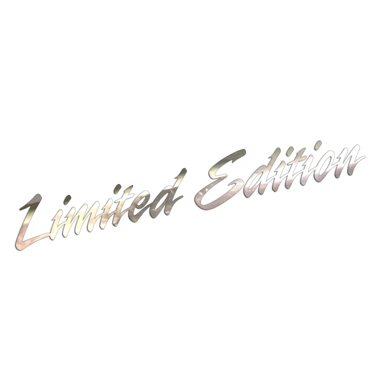 Naklejka LIMITED EDITION - edycja limitowana - Sport Dynamic - chrom