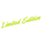 Naklejka LIMITED EDITION - edycja limitowana - Sport Dynamic - żółty neon