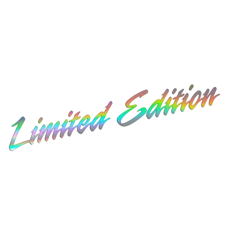 Naklejka LIMITED EDITION - edycja limitowana - Sport Dynamic - holograficzna