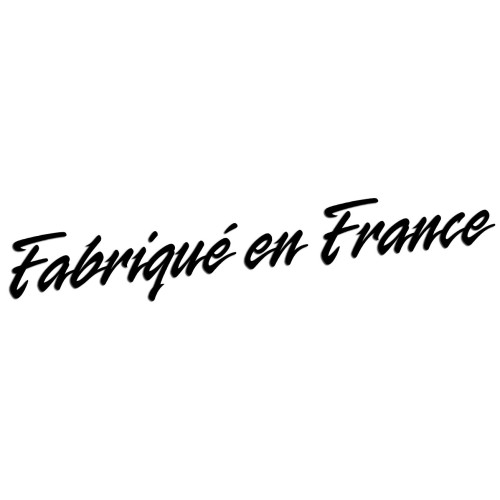 Naklejka FABRIQUÉ EN FRANCE - Wyprodukowano we Francji - Peugeot Citroen Renault - czarna