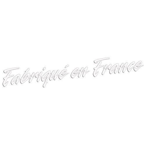 Naklejka FABRIQUÉ EN FRANCE - Wyprodukowano we Francji - Peugeot Citroen Renault - biała