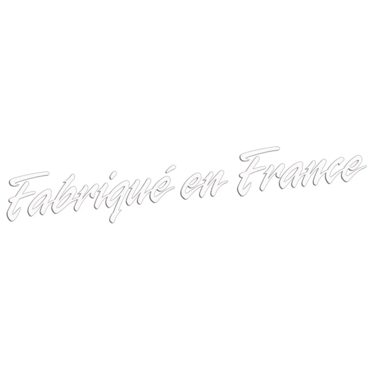 Naklejka FABRIQUÉ EN FRANCE - Wyprodukowano we Francji - Peugeot Citroen Renault - biała