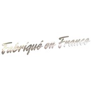 Naklejka FABRIQUÉ EN FRANCE - Wyprodukowano we Francji - Peugeot Citroen Renault - chrom