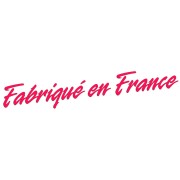 Naklejka FABRIQUE EN FRANCE - Wyprodukowano we Francji - Peugeot Citroen Renault - różowy neon