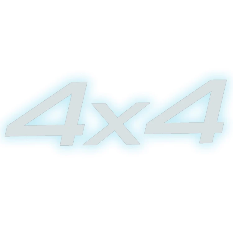 Naklejka 4x4 OFF-ROAD - Napęd na 4 Koła - Terenowa na Auto - odblaskowa