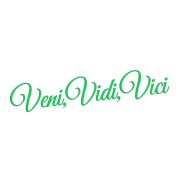 Naklejka VENI VIDI VICI - Na Auto / Szybę / Laptop - zielony neon