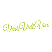 Naklejka VENI VIDI VICI - Na Auto / Szybę / Laptop - żółty neon