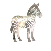 Naklejka ZEBRA SAFARI AFRYKA - Na Auto / Szybę / Meble - chrom