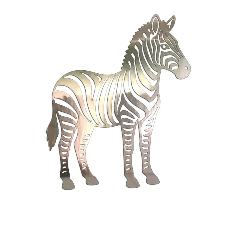 Naklejka ZEBRA SAFARI AFRYKA - Na Auto / Szybę / Meble - chrom