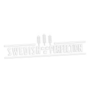 Naklejka na auto Swedish Perfection - pasuje do Saab Scania Volvo - biała