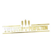 Naklejka na auto Swedish Perfection - pasuje do Saab Scania Volvo - złoty chrom
