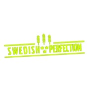 Naklejka na auto Swedish Perfection - pasuje do Saab Scania Volvo - żółty neon