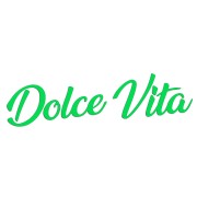Naklejka DOLCE VITA Włoski Napis - Dla Fanów Alfa Romeo / Fiat / Vespa - Na Auto / Szybę - zielony neon