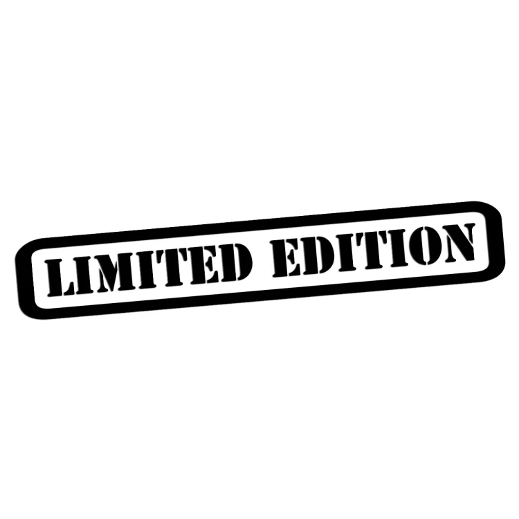 Naklejka LIMITED EDITION Edycja Limitowana - Na Auto / Szybę - Czarna