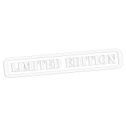 Naklejka LIMITED EDITION Edycja Limitowana - Na Auto / Szybę - biała