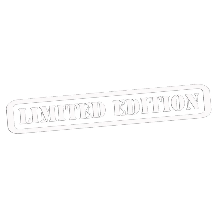 Naklejka LIMITED EDITION Edycja Limitowana - Na Auto / Szybę - biała