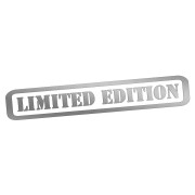 Naklejka LIMITED EDITION Edycja Limitowana - Na Auto / Szybę - srebrna
