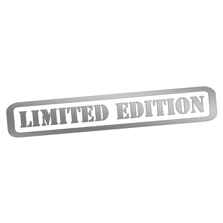 Naklejka LIMITED EDITION Edycja Limitowana - Na Auto / Szybę - srebrna