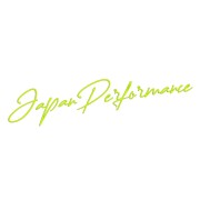 Naklejka Japan Performance JDM - elegancki napis na auto - dla fanów japońskiej motoryzacji żółty neon